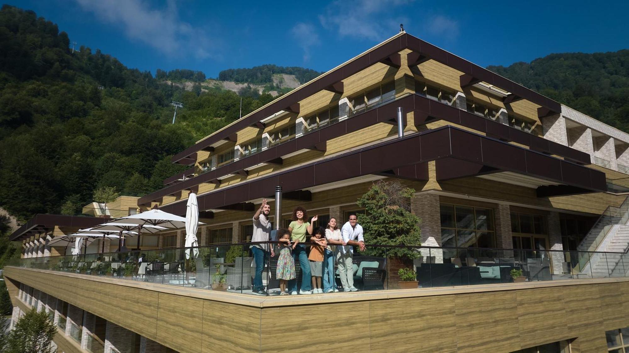 Qafqaz Tufandag Mountain Resort Hotel Gabala Esterno foto